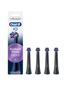 ORAL-B IO Radiant White черен, накрайник за ел. четка за зъби, 4 бр.