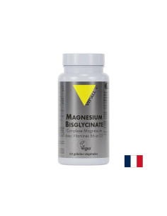 Магнезий (бисглицинат) + Витамини B6 и D3 За мускули и кости 60 капсули