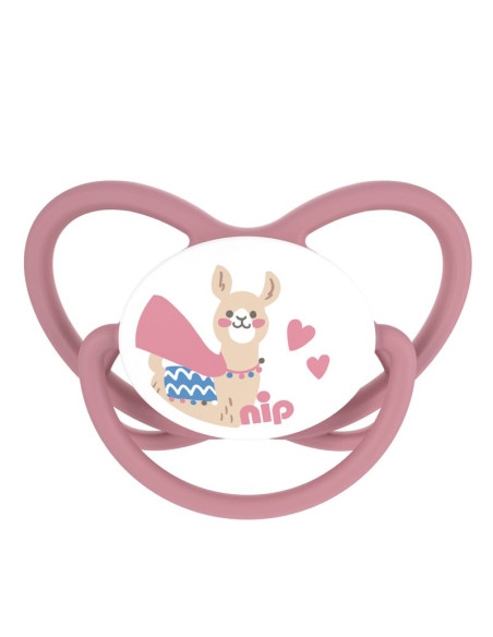 Залъгалки NIP Butterfly, 0-32 месеца, 2 бр., с плосък вал, каучук