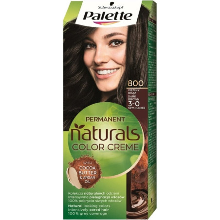 Palette Naturals 3-0 (800) Тъмно кафяв