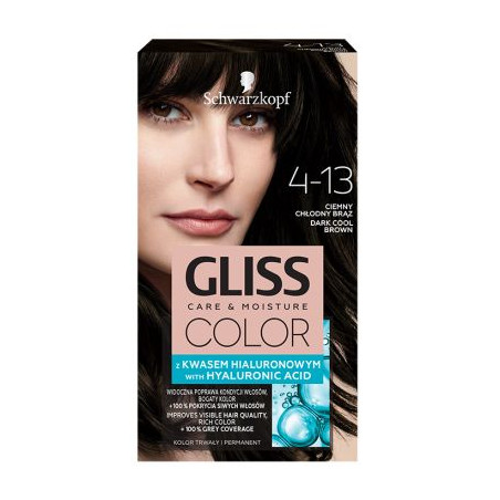 Gliss Color 4-13 Тъмно студено кафяв