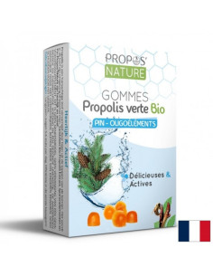 В подкрепа на имунитета и дихателната система Зелен прополис и масло от бор 40 желирани таблетки