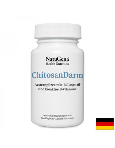 Контрол на холестерола и кръвната захар Хитозан + Витамин С, В12 и фолиева киселина 120 капсули