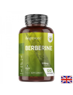 Контрол на кръвната захар и холестерола Берберин 500 mg х 120 капсули