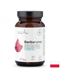Контрол на кръвната захар и холестерола Берберин (Berberine) 490 mg, 60 капсули