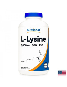Херпес симплекс, имунно здраве Л-Лизин 500 mg, 500 капсули