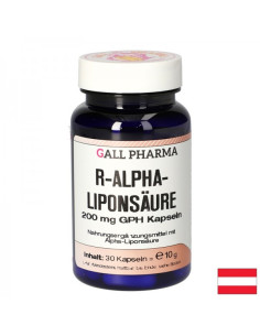 Антиокидант, превенция на диабет R-Алфа липоева киселина 30 капсули