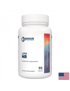 Клетъчно обновяване с никотинамид рибозид (липозомен) Високоусвоим NAD+ бустер с мощен антиейджинг ефект 300 mg, 90 капсули з