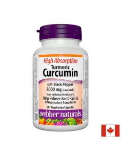 Куркума с черен пипер - при инфекции и ставни проблеми 60 капсули за 2 месеца прием