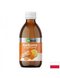 Сок от куркума - лимонов сок Силен имунитет и защита от инфекции 250 ml, 25 дози