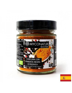 Curcuma Con Pimienta Negra Ecologica Био куркума на прах (корен) с черен пипер 90 g