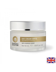 Хидратиращ дневен анти-ейдж крем за лице SPF 15 с мед от манука 50 ml