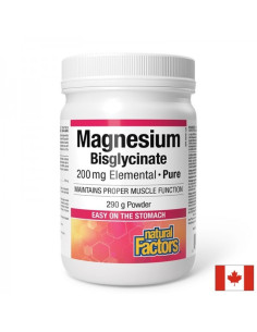 Подпомага нервната система и мускулите Магнезий (бисглицинат) 200 mg х 290 g прах