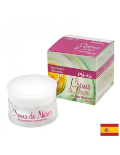 Крем за лице с шипки и перлен прах (защитен фактор 15) Crema de Nácar con Rosa Mosqueta SPF 15 Plantis 50 ml