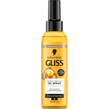 Gliss 150мл Спрей с масло за топлинна защита