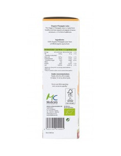 Сок от ананас - био, Medicura, 330 мл 2