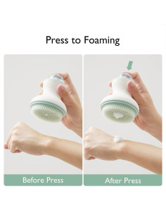 Комплект четка за баня с помпа и гребен за бебе Momcozy 2