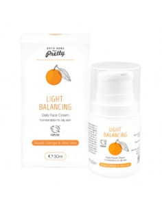 Дневен крем за комбинирана и мазна кожа с алое и портокал - 30 мл