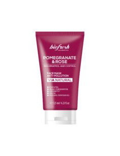 Почистваща маска за лице VIA NATURAL POMEGRANATE AND ROSE 125 ml