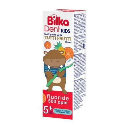 Bilka Dent Kids паста за зъби Тути Фрути за деца 5+ 50ml