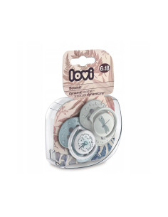 Силиконова залъгалка Lovi Botanic, момче, 6-18 м, 2 броя 2