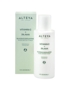 Ексфолиращ тонер за лице с гликолова киселина, Alteya Organics, 120 мл