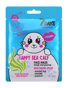 7 DAYS ANIMAL MASK МАСКА ЗА ЛИЦЕ HAPPY SEA CALF ХИДРАТИРАЩ ЕФЕКТ