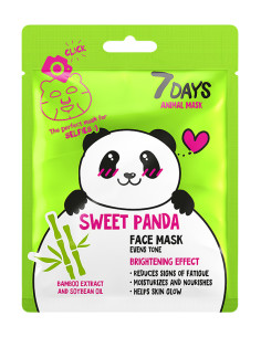 7 DAYS ANIMAL MASK МАСКА ЗА ЛИЦЕ SWEET PANDA ЗА ГЛАДКА КОЖА