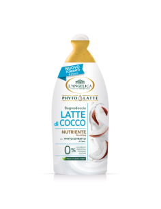 L’ANGELICA PHYTOLATTE ДУШ-ГЕЛ/ПЯНА ЗА ВАНА ПОДХРАНВАЩ С КОКОСОВО МЛЯКО 520мл.