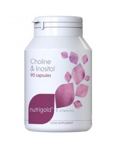 Холин и инозитол капсули, NutriGold, 90 бр