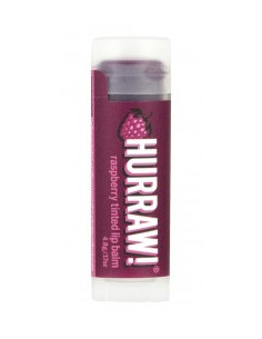 Балсам за устни Малина - оцветен, Hurraw! Balm, 1 бр