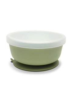 Lorelli - Силиконова вакуум купа с капак, fresh green