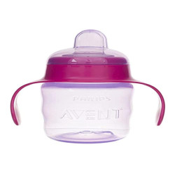 Philips AVENT Чаша за лесен преход с дръжки 6м+, 200 мл, ЛИЛАВА SCF551/03