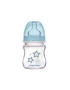Бебешко шише Canpol Newborn, синьо 120 мл