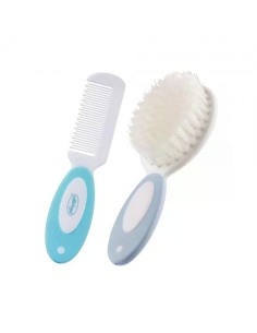Комплект бебешки гребен и четка за коса Gentle Touch, 0м+