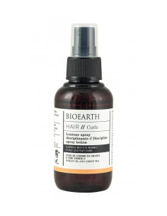 Оформящ спрей-лосион за къдрава коса - био, Bioearth, 100 мл