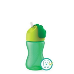 Philips AVENT Чаша със сламка 300 мл, 12м+, ЗЕЛЕНА SCF798/01