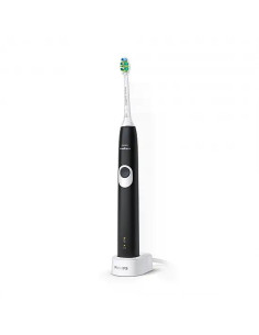 Електрическа звукочестотна четка за зъби ProtectiveClean Series 4300, черно бяло, Philips Sonicare HX6800/63