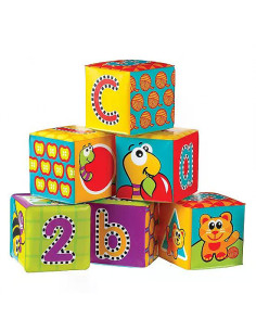 PLAYGRO Меки кубчета за баня (6бр./оп.) 6м+ 0183838