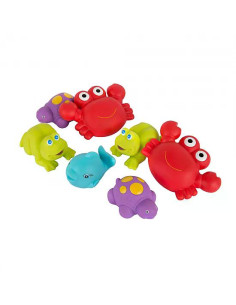 PLAYGRO Играчки за баня Морски Животни (7 бр./оп.) момче, 6м+ 0188415
