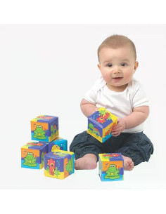 PLAYGRO Меки кубчета за баня, 6м+, 6 бр/оп 0181170 2
