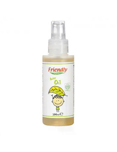 FRIENDLY ORGANIC Бебешко олио с органично масло от маслина и слънчоглед, 100 мл FR0966