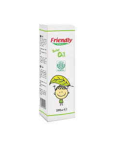 FRIENDLY ORGANIC Бебешко олио с органично масло от маслина и слънчоглед, 100 мл FR0966 2