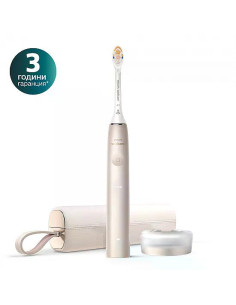 Електрическа звукочестотна четка за зъби Philips Sonicare Prestige Series 9900 с технология SenseIQ, цвят шампанско HX9992/11