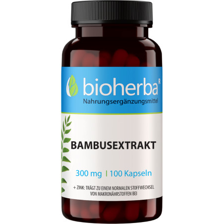 Bioherba Bamboo Extract 300 mg [60 капсули, 60 Дози]