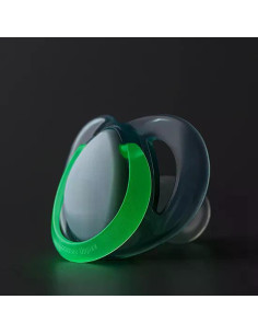 Комплект от 2 бр. ортодонтични залъгалки Tommee Tippee NIGHT TIME със светеща в тъмното дръжка, 6-18м, в бяло и розово, в кут 2