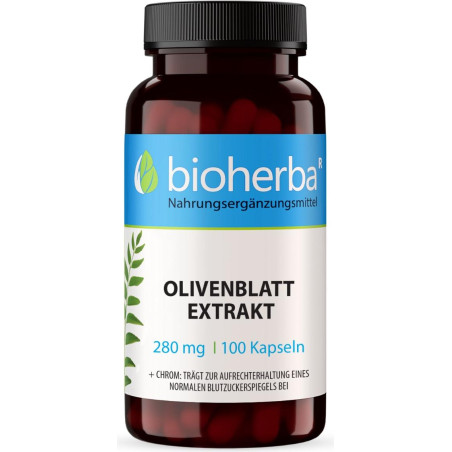 Bioherba Olive Leaf 280 mg [100 капсули]