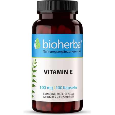 Bioherba Vitamin E 100 mg [100 капсули, 100 Дози]