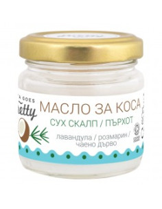 Масло за коса - сух скалп или пърхот - био, Zoya Goes Pretty , 60 г /150 г