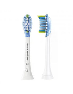 Комплект от 4 броя накрайници C3 Premium Plaque Defence HX9044/87 за електрически четки за зъби Philips Sonicare, твърдост на 2